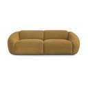 Garstyčių spalvos sofa iš kordinio velveto 250 cm Tina – Bobochic Paris