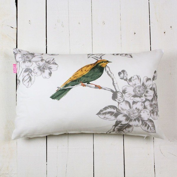 Užvalkalas pagalvei "Pavasario paukščiai", 50 x 30 cm-image-1