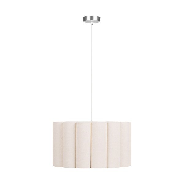 Smėlio spalvos iš lino kabantis šviestuvas ø 45 cm Watton – House Nordic
