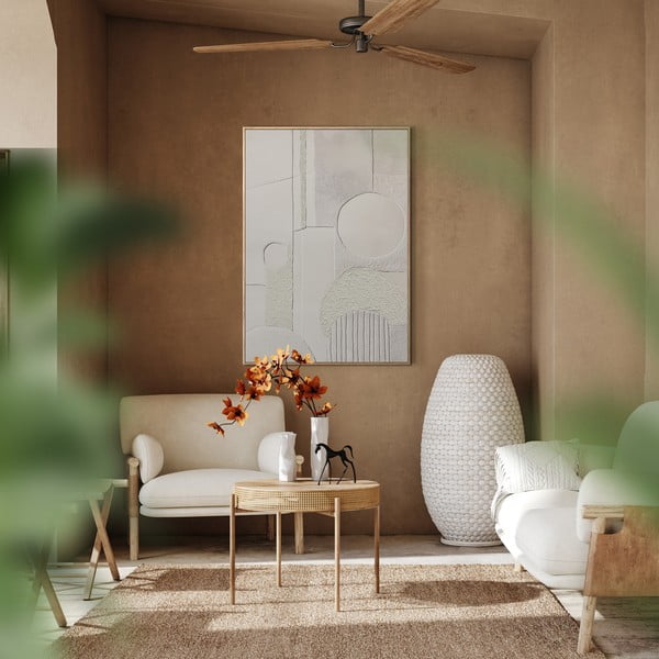 Paveikslas su rankomis dažytais elementais 70x100 cm Lan – Styler-image-1