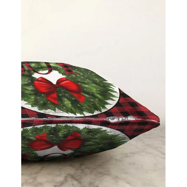 Dekoratyvinis pagalvės užvalkalas su Kalėdų motyvu 43x43 cm – Mila Home-image-1