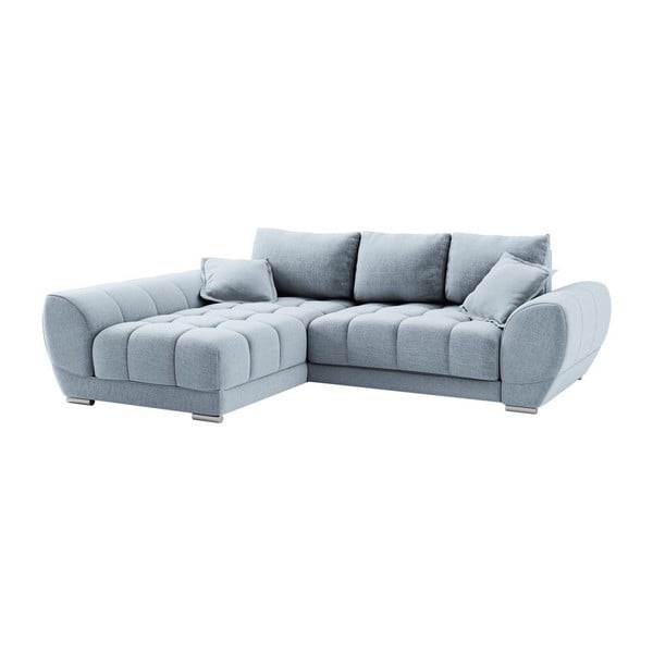 Šviesiai mėlyna "Windsor & Co Sofas Cloudlet" sofa-lova, kairysis kampas