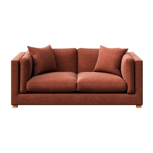 Sofa raudonos plytų spalvos 195 cm Pomo – Ame Yens