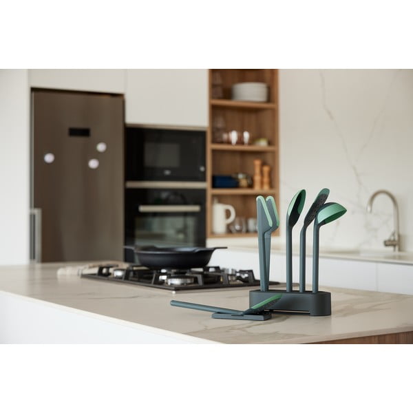 Maisto gaminimo įrankių rinkiniai 5 vnt. su stovu – Lékué-image-4