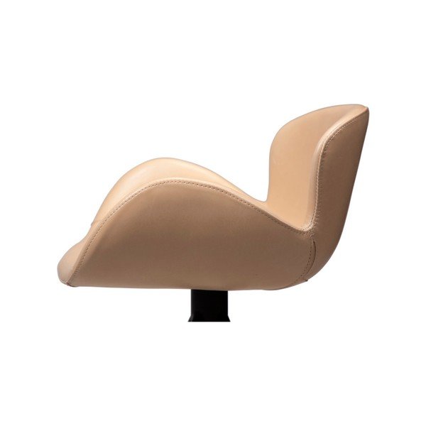 Šviesiai ruda eko odos baro kėdė DAN-FORM Denmark Gaia, aukštis 87 cm-image-1