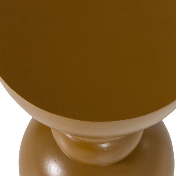 Iš mango masyvo apvalios formos šoninis stalas ø 35 cm Miel – WOOOD-image-3