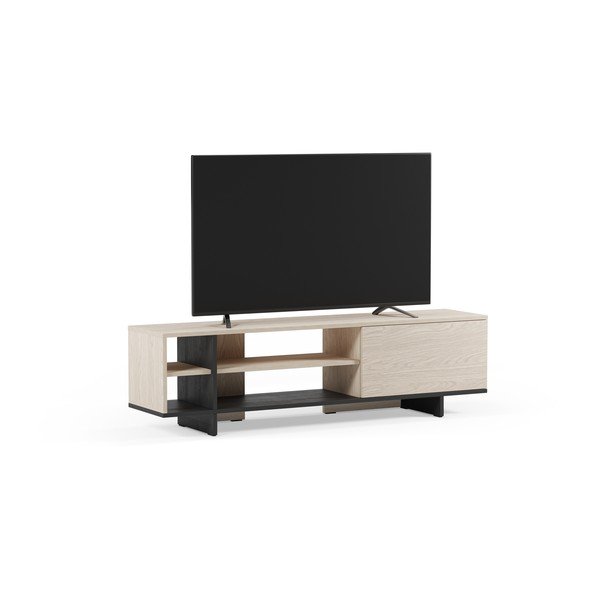 Juodos spalvos TV spintelė 160x44x36 cm Cequoia – Marckeric-image-3