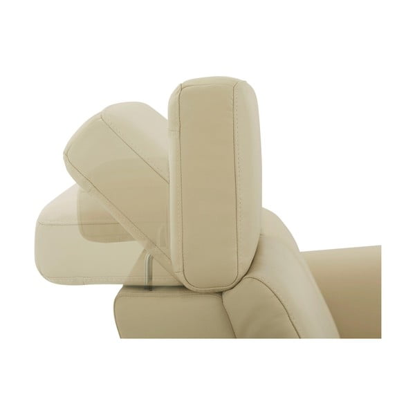 Iš dirbtinės odos sofa baltos spalvos 158 cm Capena – Støraa-image-4