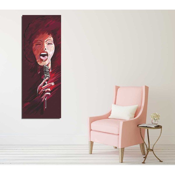 Sienų tapyba ant drobės Singer, 30 x 80 cm-image-1