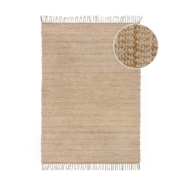 Natūralios spalvos kilimas 60x110 cm Levi - Flair Rugs