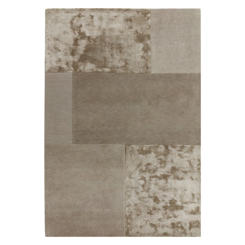 Rudos ir pilkos spalvos kilimas Asiatic Carpets Tate Tonal Textures, 200 x 290 cm