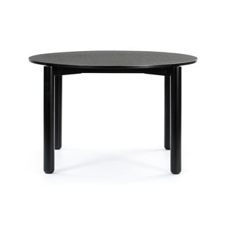 Juodas apvalus valgomojo stalas Teulat Atlas, ø 120 cm