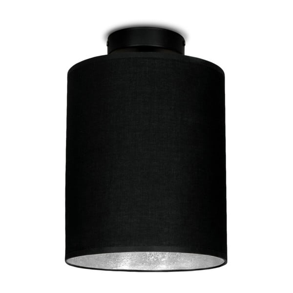 Juodas lubinis šviestuvas su sidabrinėmis detalėmis Sotto Luce MIKA Elementary XS PLUS CP