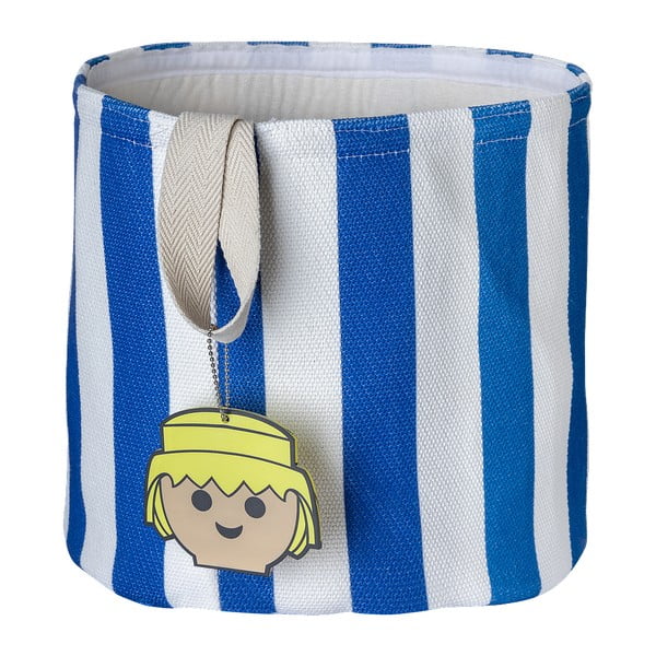 Iš tekstilės vaikiškas krepšys mėlynos spalvos ø 30x28 cm Stripes – Playmobil