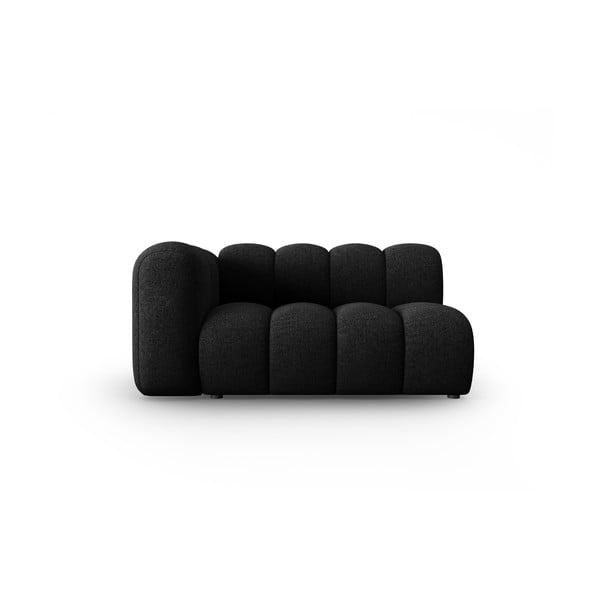 Modulinė sofa juodos spalvos/antracito spalvos (su kairiuoju kampu) Lupine – Micadoni Home