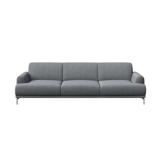 Šviesiai pilka sofa MESONICA Puzo, 240 cm