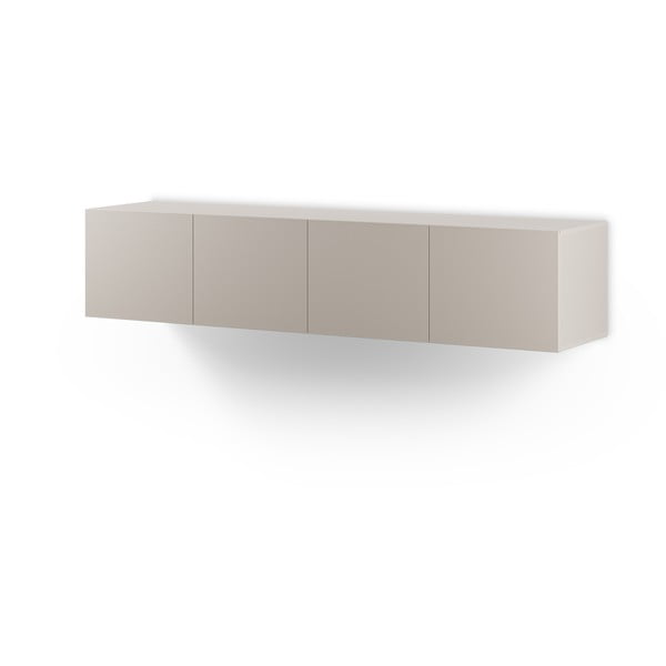 Kreminės spalvos TV spintelė 180x38x35 cm Daroca – Marckeric-image-2