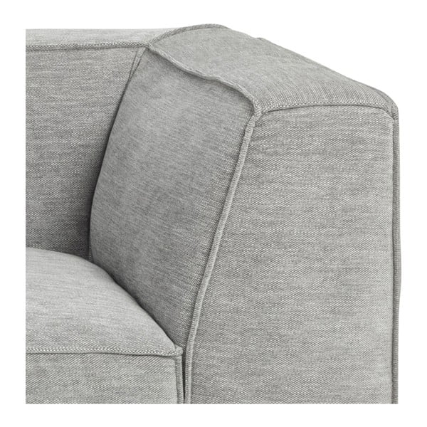 Šviesiai pilka modulinė kampinė sofa Bonami Selection Fairfield, 266 cm, kampas kairėje-image-1