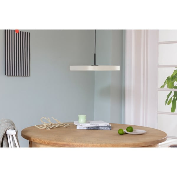 Kabantis šviestuvas kreminės spalvos LED su pritemdymo funkcija ø 43 cm su metaliniu gaubtu Asteria Plus Medium – UMAGE-image-1