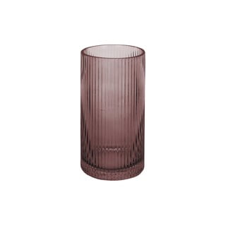 Rudos spalvos stiklo vaza PT LIVING Allure, aukštis 20 cm