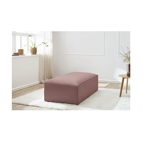 Rožinės spalvos modulinė taburetė Megeve – Bobochic Paris-image-4