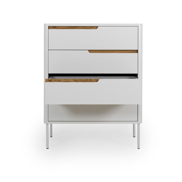 Baltos spalvos komoda Tenzo Switch, 80 x 102 cm-image-3