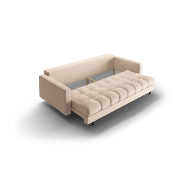 Smėlio spalvos sulankstoma/su sandėliavimo vieta sofa 222 cm Bali – Cosmopolitan Design-image-4