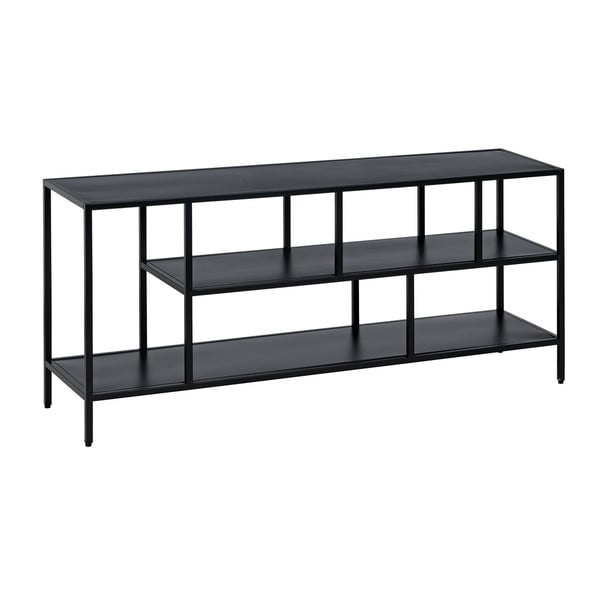 Iš plieno TV spintelė juodos spalvos 120x55 cm – Ixia