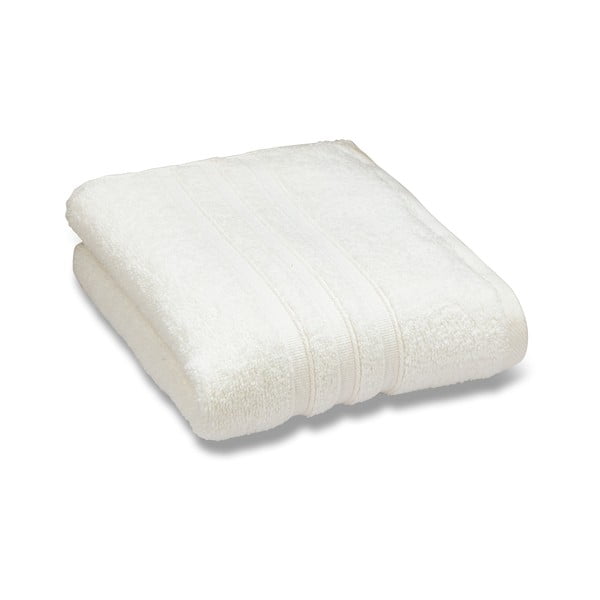 Kreminės spalvos iš frote audinio iš medvilnės rankšluostis 50x85 cm Zero Twist – Catherine Lansfield