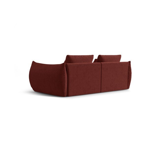 Sofa raudonos spalvos 232 cm Bloom – Micadoni Home-image-3