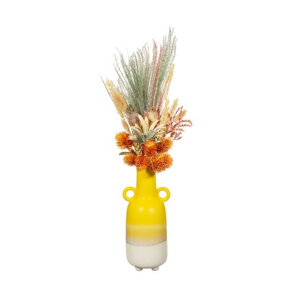 Geltona vaza Sass & Belle Bohemian Home Mojave, aukštis 23 cm-image-2
