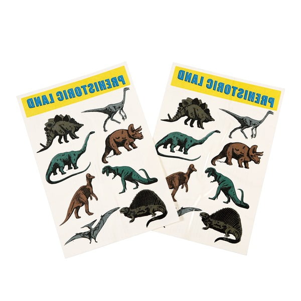 2 lapų rinkinys su laikina tatuiruote Rex London Prehistoric Land-image-2