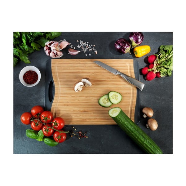 Neslidi pjaustymo lentelė iš bambuko Wenko, 33 x 23 cm-image-3