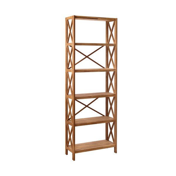 Iš ąžuolo masyvo pastatoma lentyna natūralios spalvos 70x198 cm X-Shelf – Unique Furniture-image-2