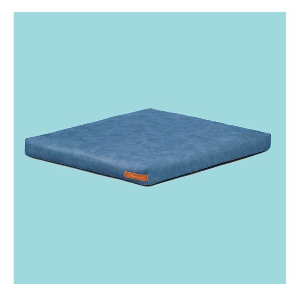 Mėlynas čiužinys šuniui iš eko odos 60x70 cm SoftPET Eco - Rexproduct-image-1