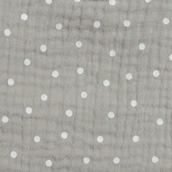 Iš muslino seilinukai komplekte pilkos spalvos 2 vnt. – Bébé Douceur-image-1