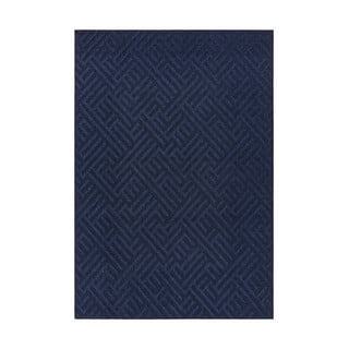 Tamsiai mėlynas kilimas Asiatic Carpets Linear, 160 x 230 cm