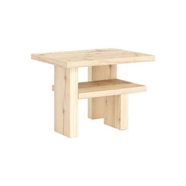 Iš pušies masyvo šoninis stalas 34x45 cm Japan – Karup Design
