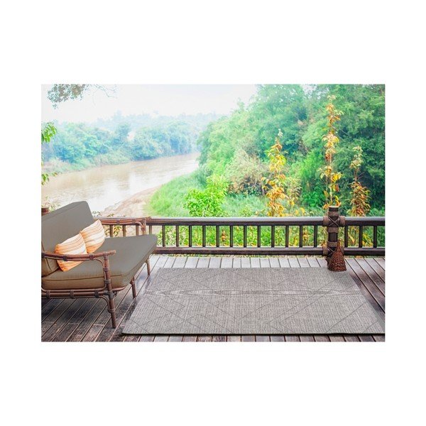 pilkas lauko kilimas Universal Macao Grey Amelia, 133 x 190 cm-image-2