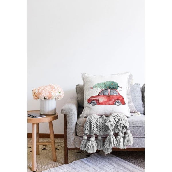 Dekoratyvinis pagalvės užvalkalas su Kalėdų motyvu 43x43 cm – Mila Home-image-2