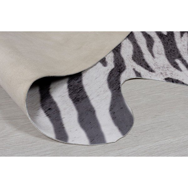 Baltai juodas sintetinis kailis 195x155 cm - Flair Rugs-image-3