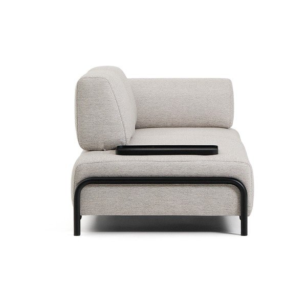 Pilkai smėlinės spalvos sofa 200 cm Compo – Kave Home-image-3