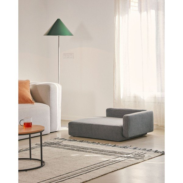 Tamsiai pilkas šuns gultas 96x70 cm Bowie - Kave Home-image-3