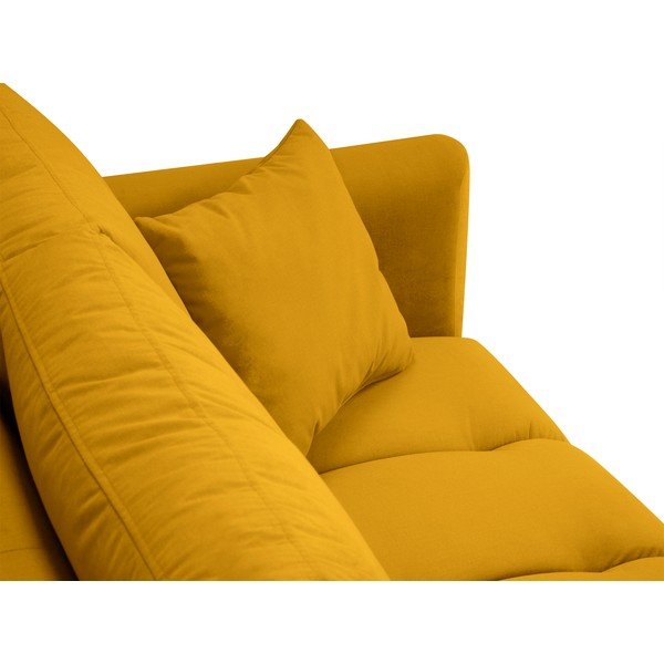 Geltona aksominė sofa Interieurs 86 Octave-image-4