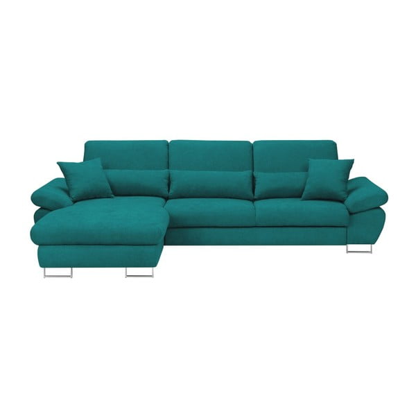 Turkio spalvos "Windsor & Co Sofos Pi" sofa lova, kairysis kampas