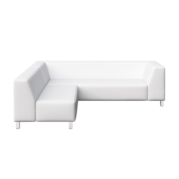Balta kampinė sofa, tinkama naudoti lauke MESONICA Zen