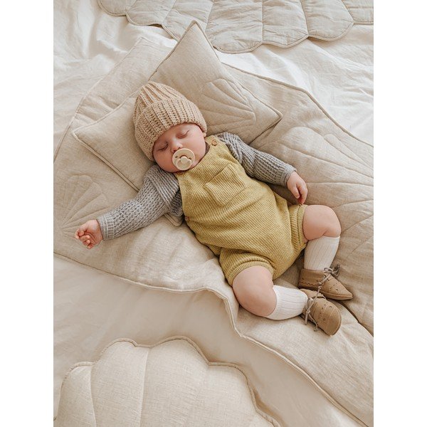 Smėlio spalvos lininis lovelės komplektas Sand - Moi Mili-image-4