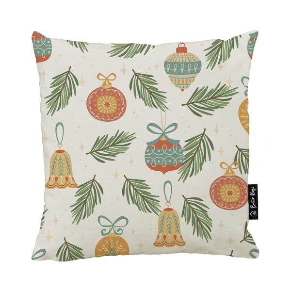 Dekoratyvinis pagalvės užvalkalas su Kalėdų motyvu 45x45 cm Retro Cute Ornaments – Butter Kings