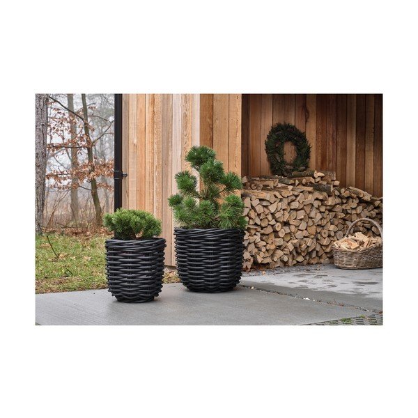 Iš rotango vazonai 2 vnt. ø 52 cm Vilda – Villa Collection-image-2