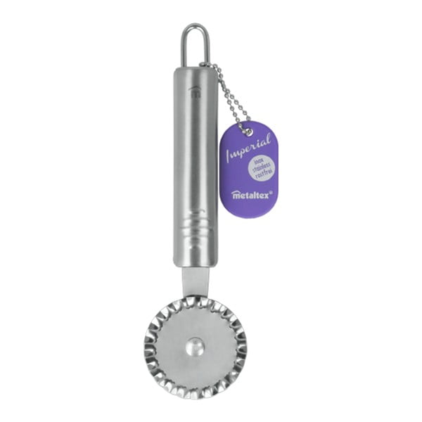 Metaltex nerūdijančio plieno dantyta konditerijos gaminių pjaustyklė, 19 cm ilgio-image-1